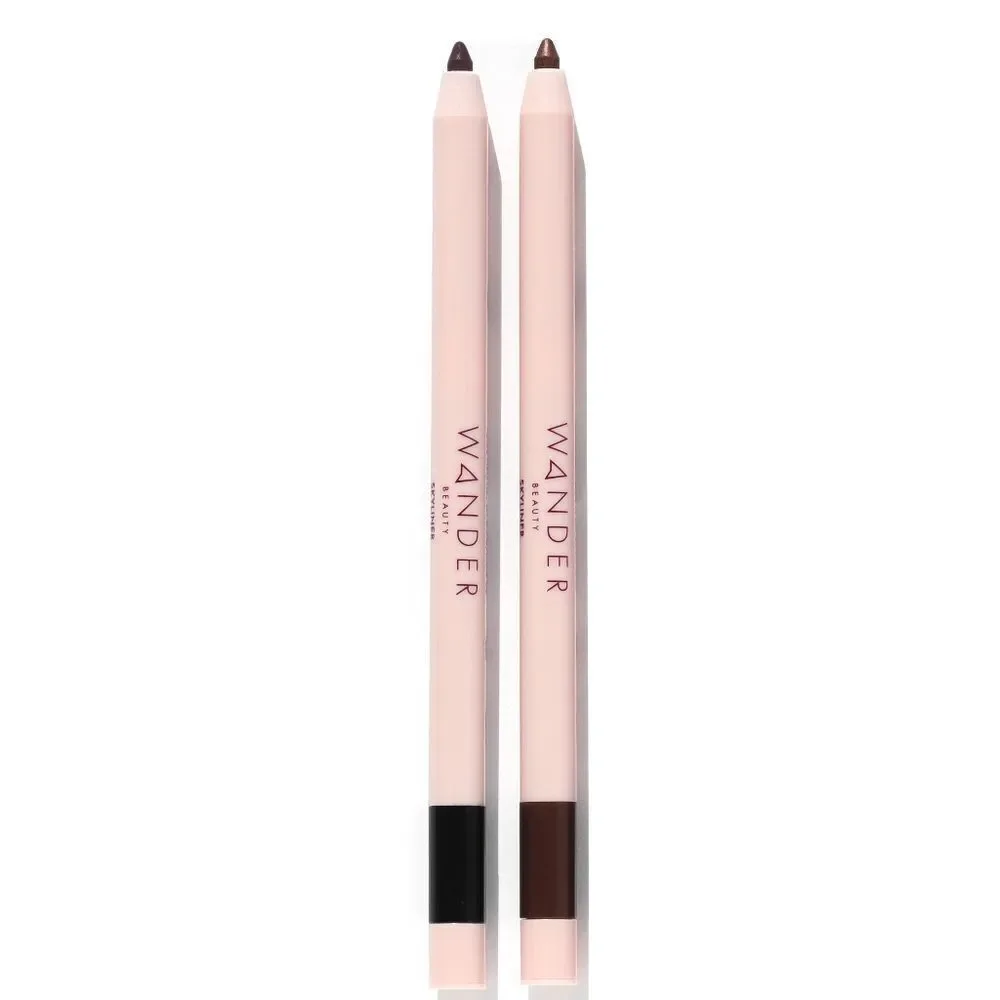 Wander Beauty Twist Up Gel Eyeliner Duo (Black And Shimmering Bronze)